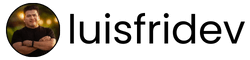 Logo @luisfridev horizontal
